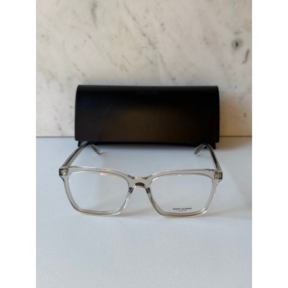 NEW Saint Laurent SL672 Clear Unisex Frames - Picture 5 of 7
